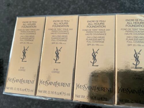 Yves Saint Laurent All Hours Foundation 5ml 0,16 fl. uns. officiellt hudvårdsprov Shade B 85 Coffee