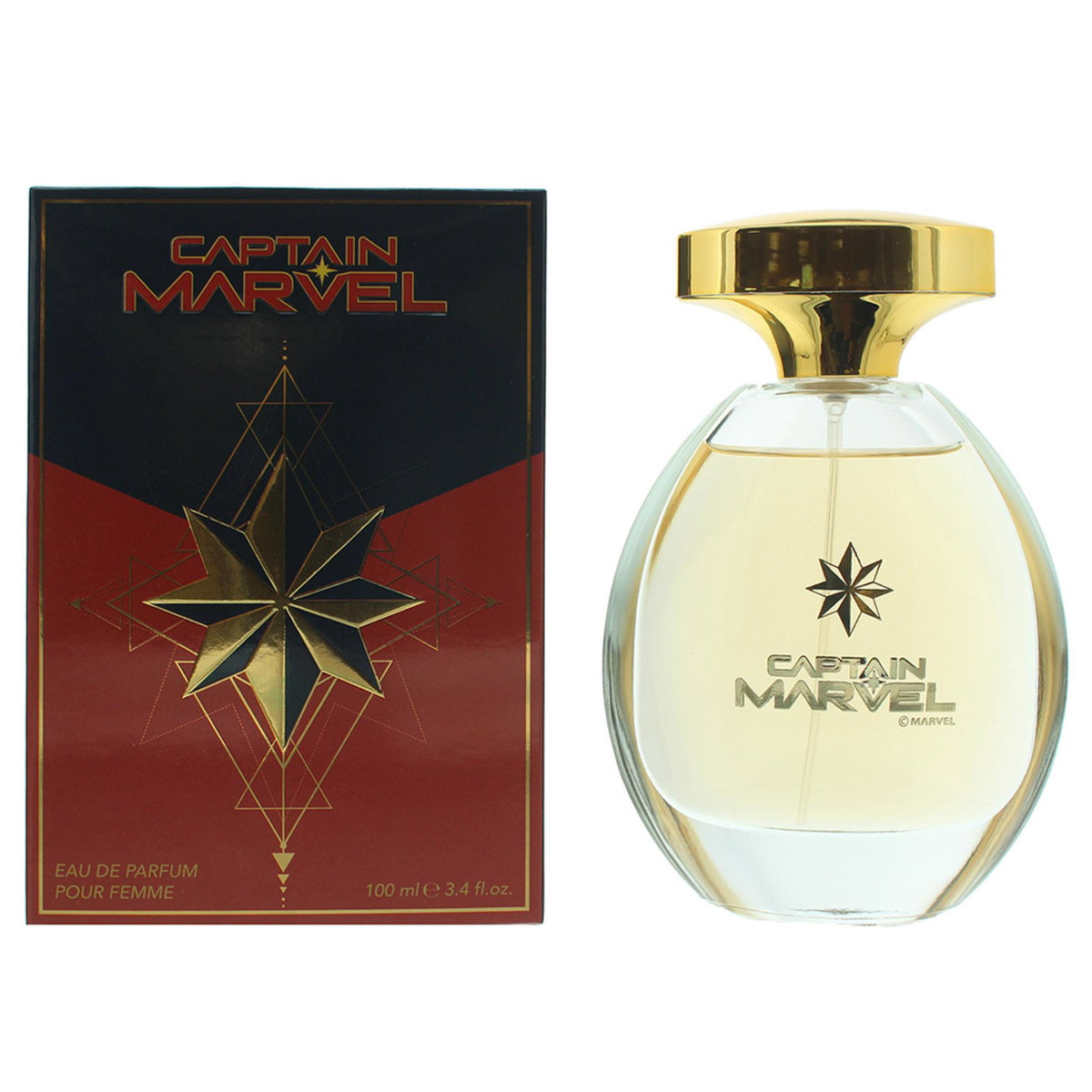 Marvel, Captain Marvel, Eau De Parfum, For Girls, 100 ml
