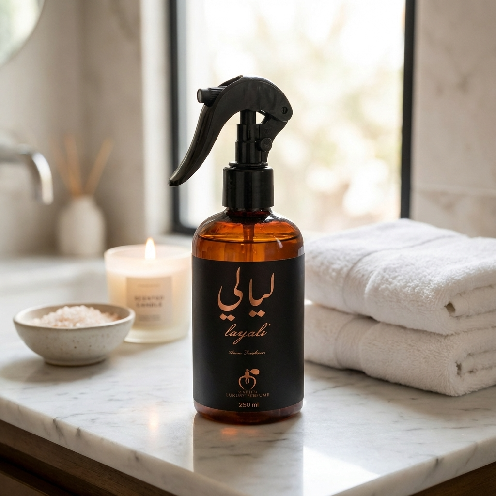 Marien Layali Fabric, Upholstery and Room Fragrance Spray | Floral & Fruity - 250ml