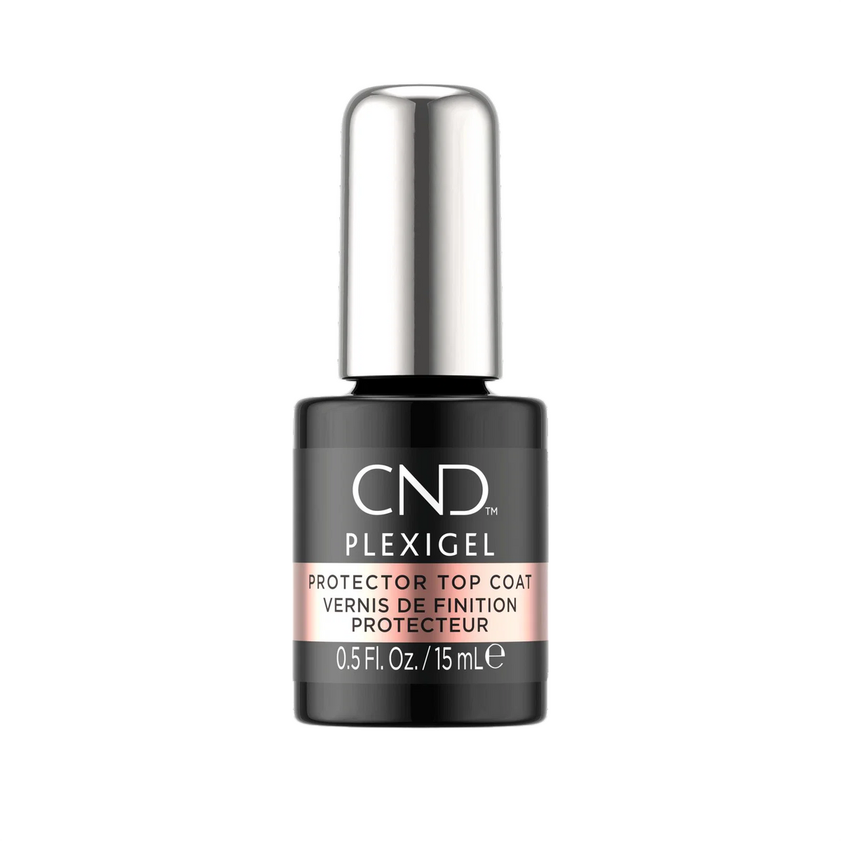 CND, Plexigel, Top Coat, Semi-Permanent Nail Polish, Clear, 15 ml