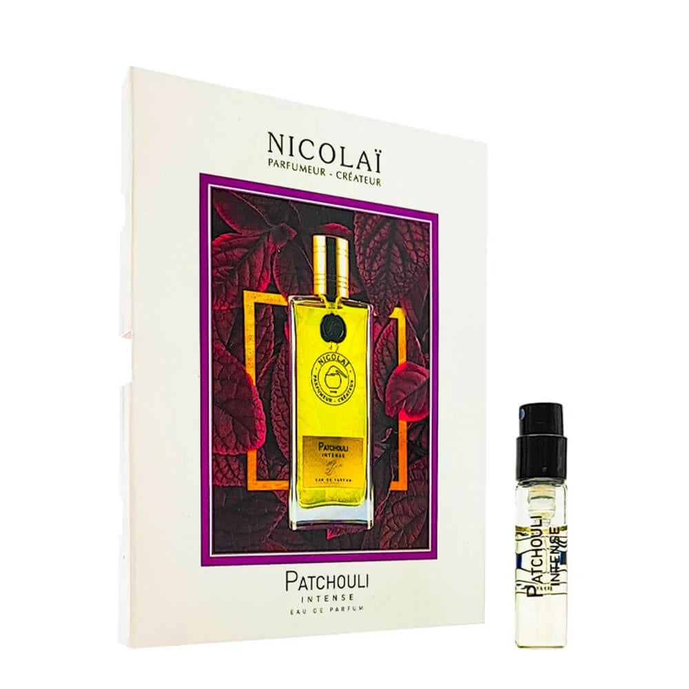 official perfume samples of Nicolai Patchouli Intense fragrance 1.8ml 0.07 oz.